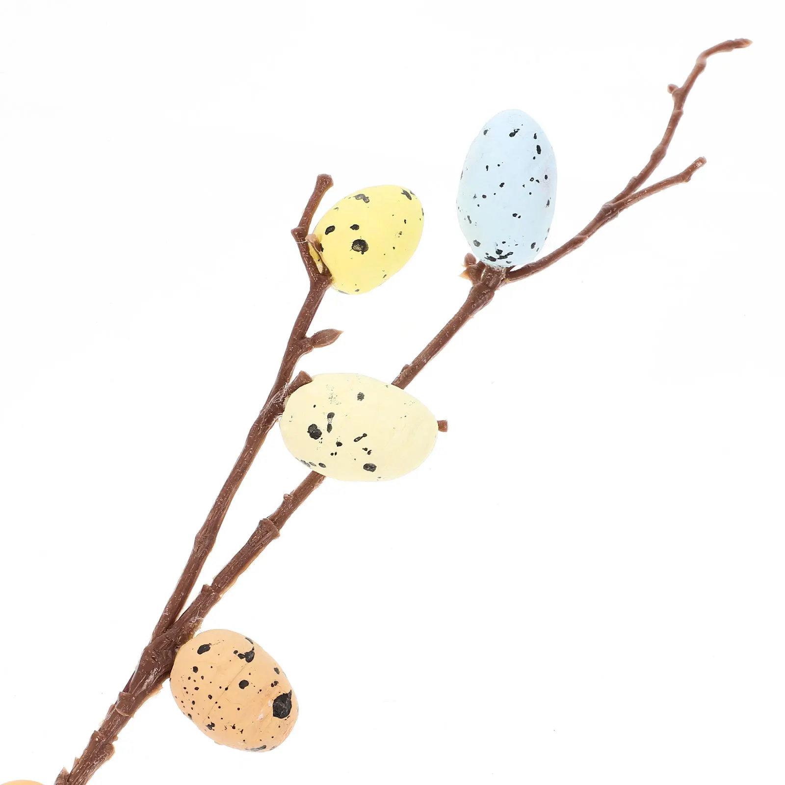 

6Pcs Easter Egg Branch Artificial Foam Egg Bouquet Simulation Branches Easter Party Decoration Wedding Centerpiece Floral
