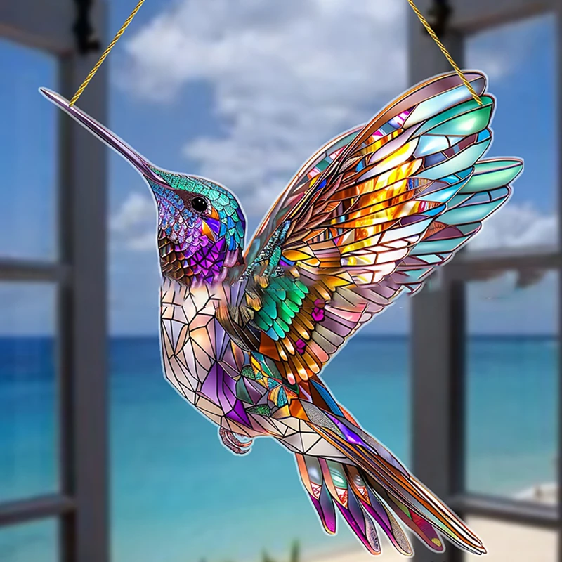 Gorgeous Hummingbird Sun Catcher - 8