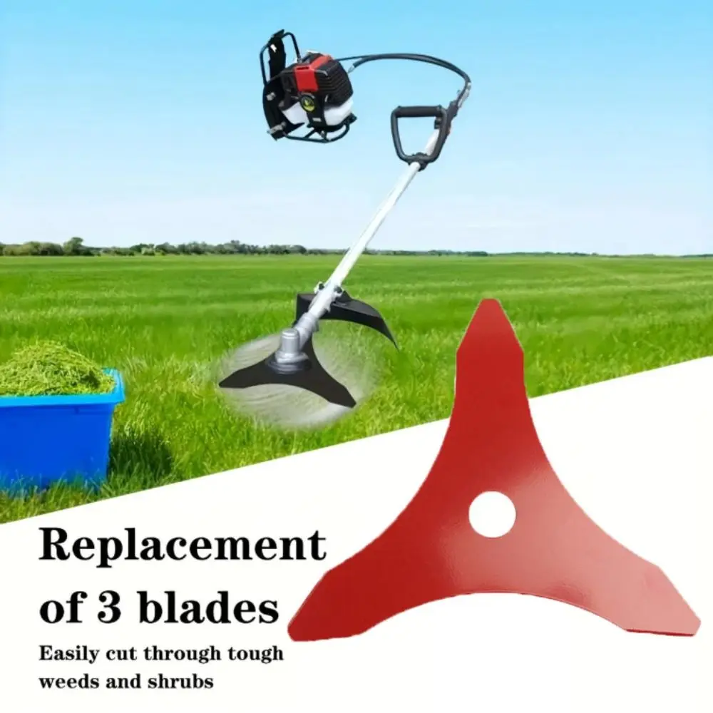 

Accessories 3 Tooth Design Brush Cutter Cutting Plate Straight Shaft Grass Cutter Manganese Steel Trimmer Cutter Lawn Care