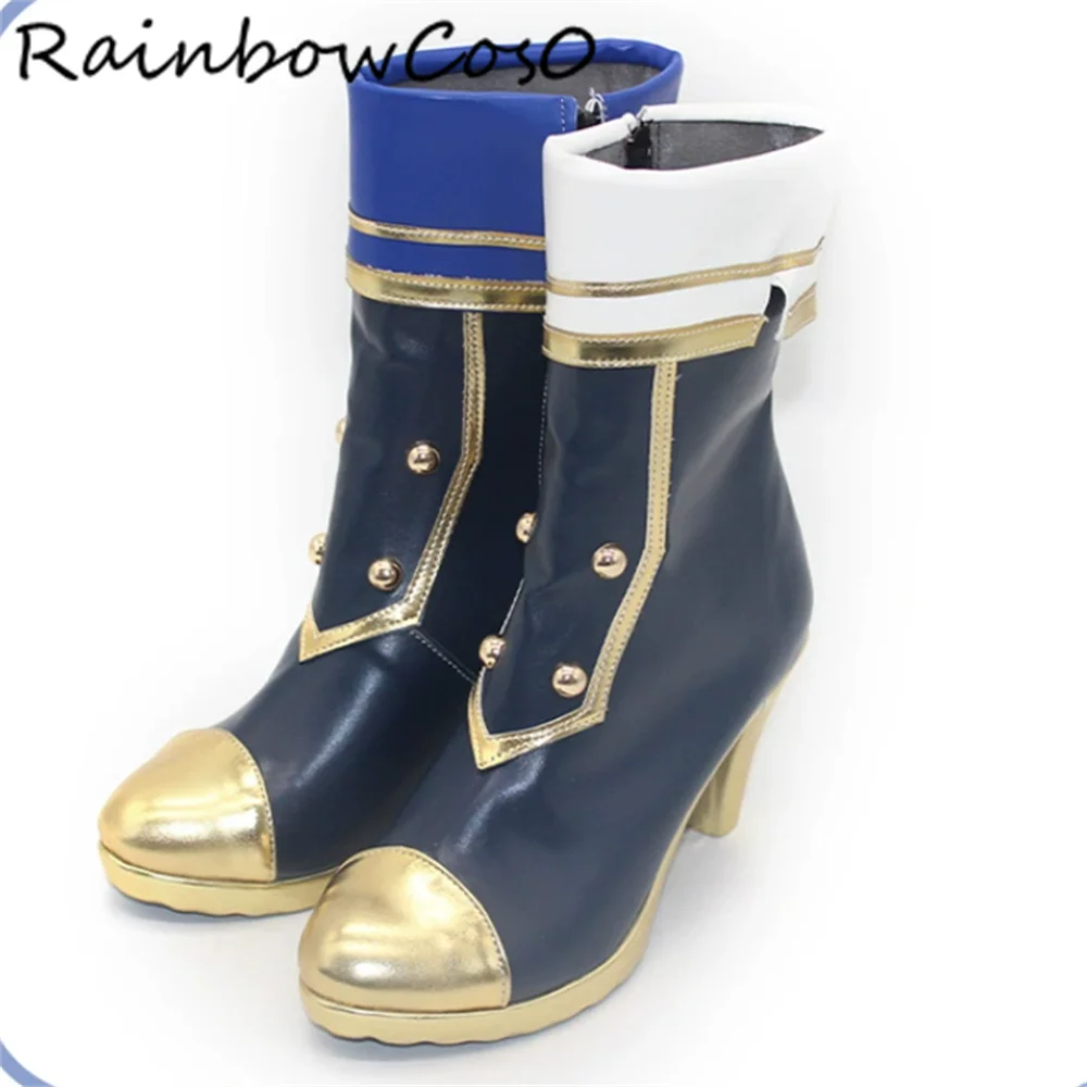 Aiba Uiha Virtual YouTuber VTuber Cosplay Schuhe Stiefel Spiel Anime Party Halloween RainbowCos0 W4779