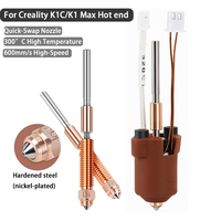 Upgrade K1 Max/K1C Hot end Kit Quick-Swap Nozzle 300°C High Temperature, 600mm/s High-Speed for Creality 3D Printers