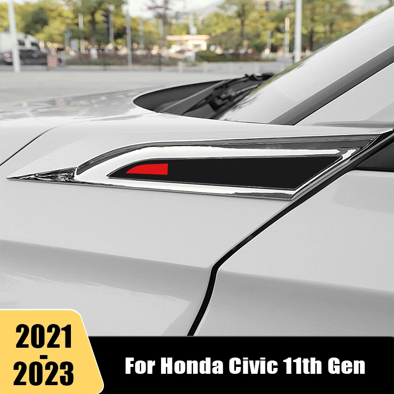 

For Honda Civic 11th Generation Gen 2021 2022 2023 Car Side Body Sticker Personality Styling Exterior Decoration Accessories