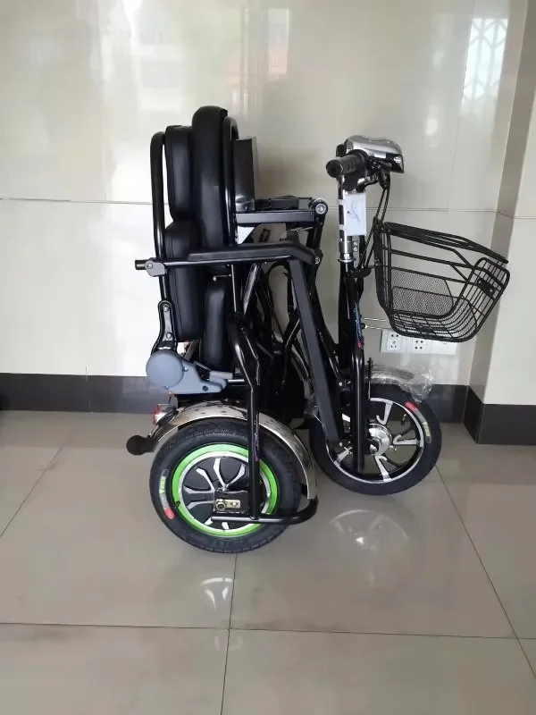 Adult New three wheel scooter 350W  Foldable Electric tricycle