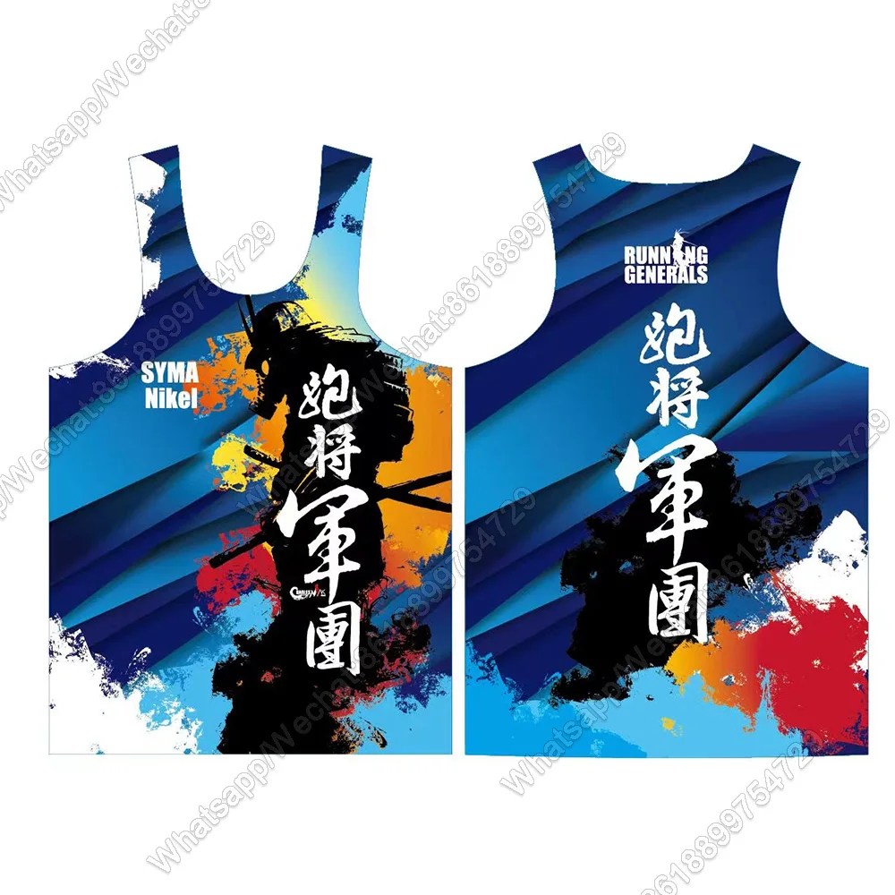 Custom Tops Wear Vest Cycling Maillot Summer Gym Outdoor Sports Clothing Sandy Beach Fitness Bike Shirts Sleeveless Running Wear