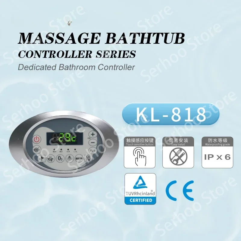 Bathtub KL-818 Smart Motherboard Constant Temperature System Distribution Box Heating Surfing Bathtub Fitting