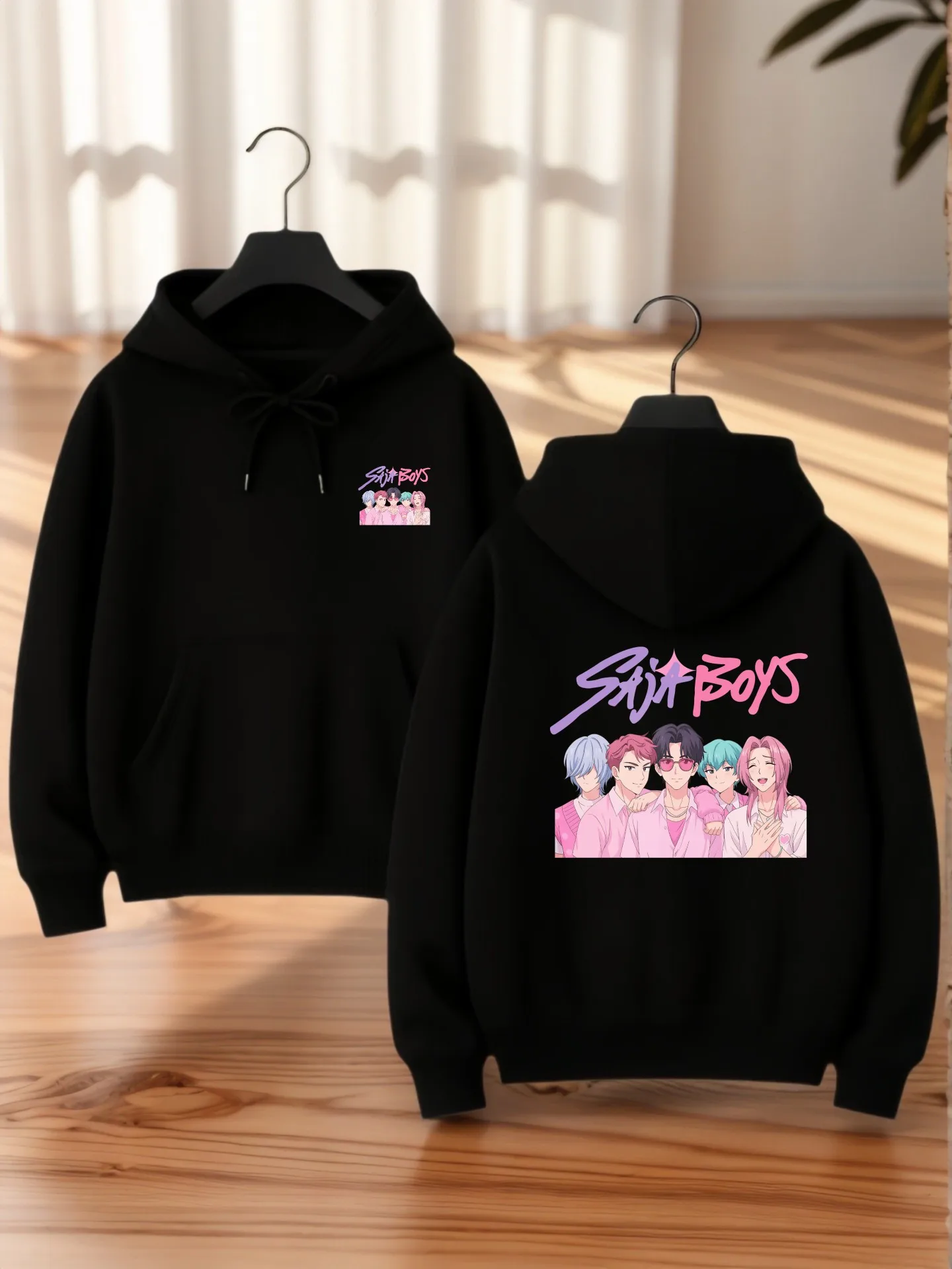 

Graphic Hoodie Women, Aesthetic Design, Letter Print, Soft Fabric, Casual Everyday Wear, For Teens