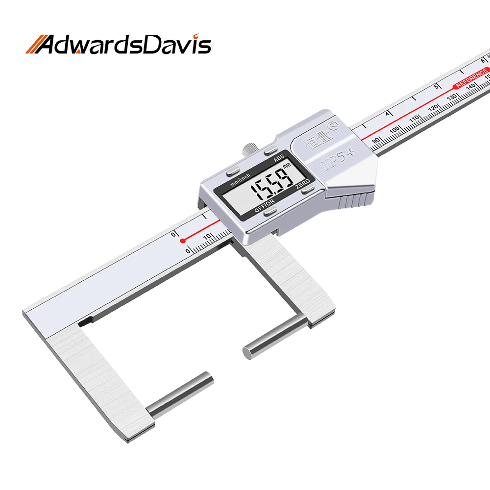 Metric Inch Lengthened Cylindrical Head Inner Groove Digital Caliper Arc Groove Measurement Outer Groove Electronic Caliper