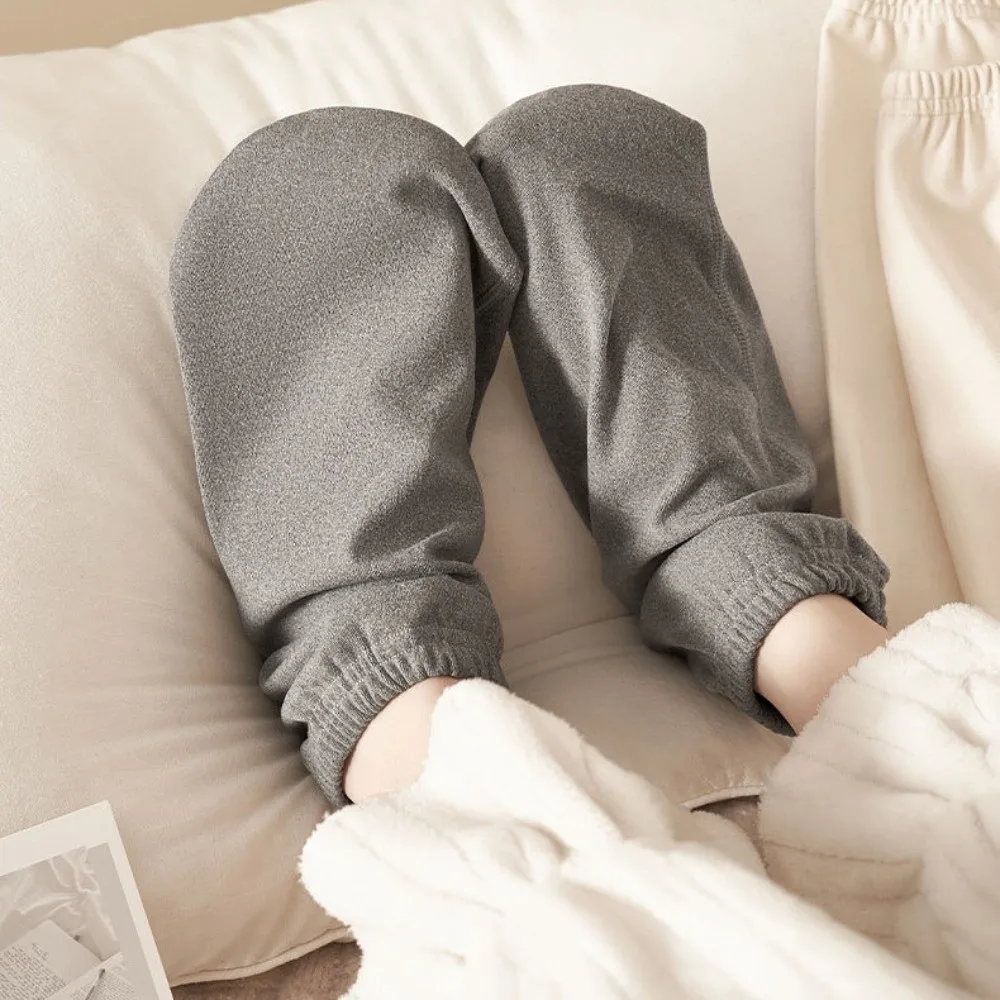 

5pairs Keep Warm Sleeping Socks Night Wear Soft Loose Foot Covers Solid Color Postpartum Care Air Conditioning Socks Sleep Time