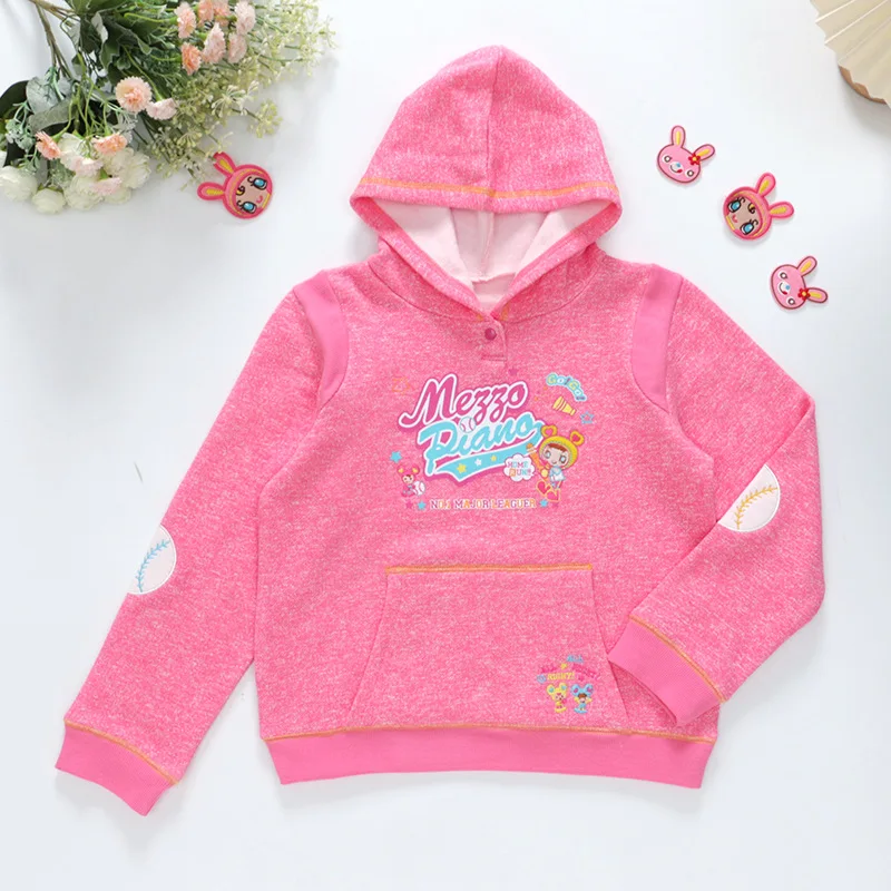 Japanese Cute Cartoon Mp Daughter's Clothing Sweet Girl Hooded Sweatshirt Autumn Winter Mother Daughter Matching Clothes
