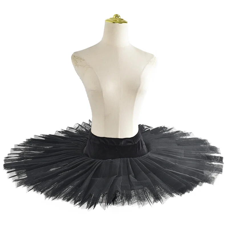 Tutu de ballet professionnel pour filles, bleu, rose, plateau de crêpes, robe de soirée ballerine, adulte, femme, enfant, costume de danse