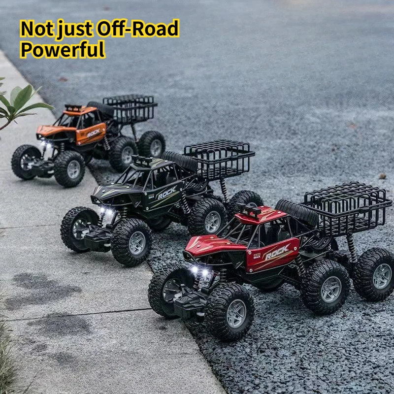 4WD RCカー 2.4G ラジコンカー バギー オフロードトラック 男の子のおもちゃ 子供向け 荷物運搬 オフロード車両おもちゃ
