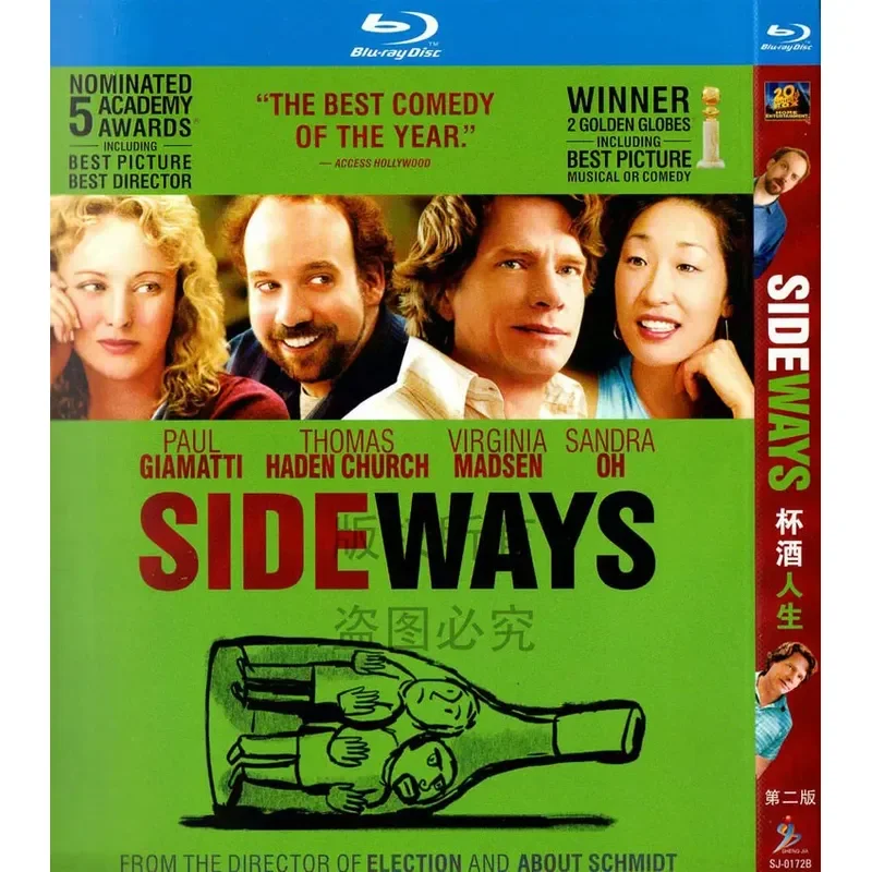 

Blu-ray American Comedy Romance Movie Glass of Wine Life High Definition 1080P 1BD Disc Non-DVD