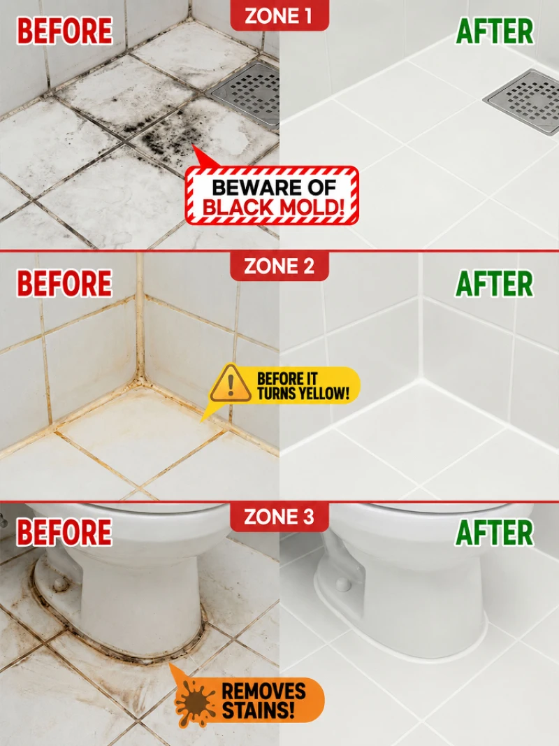 Tile grout pen floor tile grout filler color touch-up bathroom moisture-proof floor gap stain-resistant paint pen
