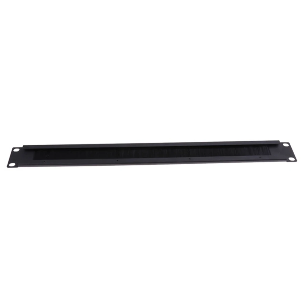 1Pcs 1U 19Inch RACK MOUNT Blanking Plate Rack Mounting Blank Network Brush Panel Server Cabinet Cable Management