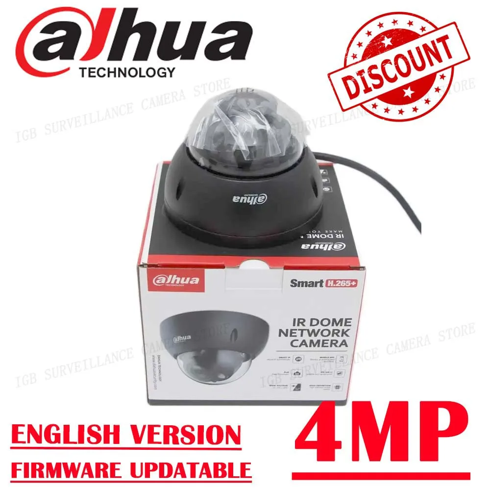 Dahua IPC-HDBW2431R-ZAS-S2 asli 4MP Lite IR var-focal Dome kamera jaringan Zoom IP67 IK10 perlindungan deteksi cerdas