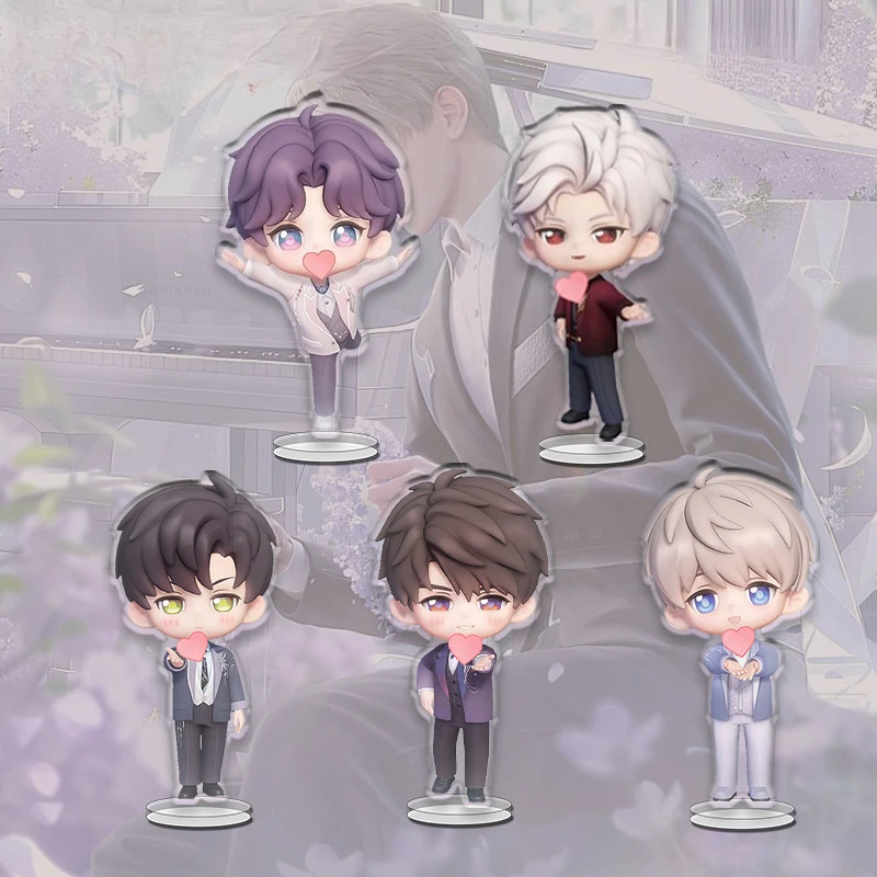 Game Love and Deepspace Sylus Rafayel Xavier Zayne Caleb Q-version Cute Cartoon Acrylic Signboard Standee Model Decoration