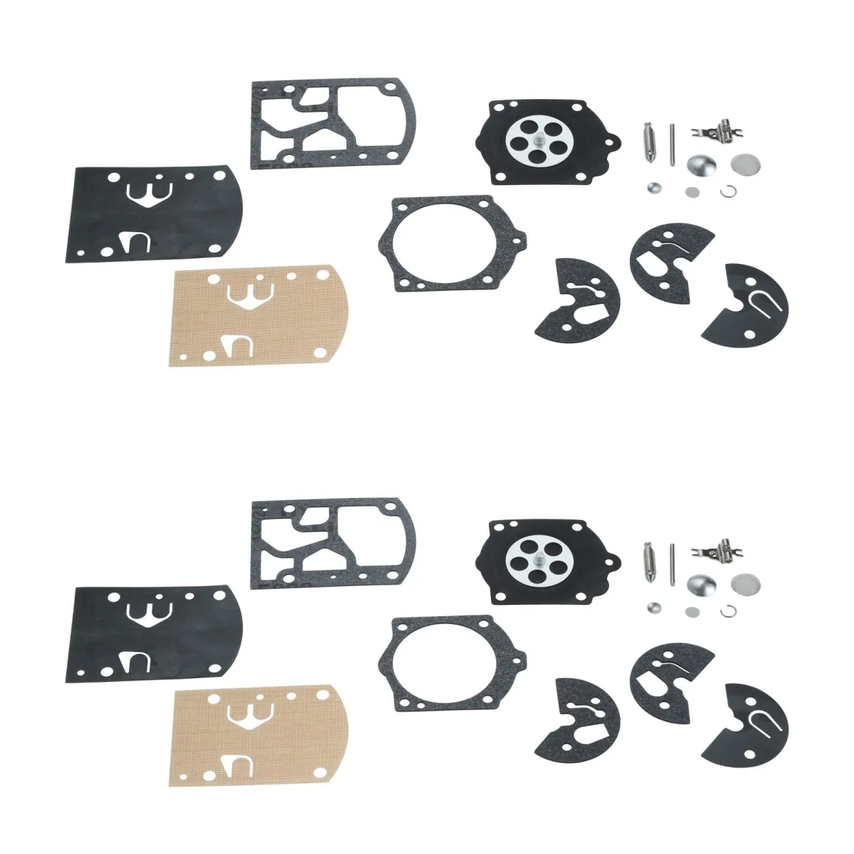 2kits Carburetor Repairing Kit for Walbro K10-WB Series fit Homelite 650,750 Chainsaw FP100 Water Pump Trimmers Blowers Replace