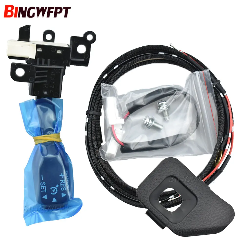 

84632-34011 NEW Cruise Control Switch With Black Cover 45186-02310-C0 For Toyota Corolla RAV4 2014-2019