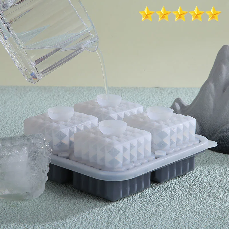 【Hot sales】Ice cube mold, silicone ice cube tray, multi-functional chocolate mold, pudding mold, jelly mold, candy mold, whiskey