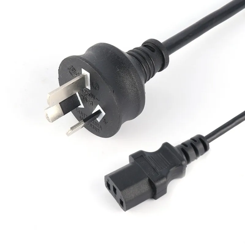 

Computer power cord general product word double head power cord one minute computer host monitor cable