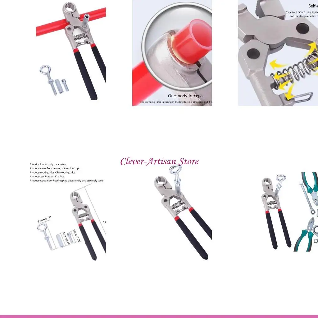 

E06B Щипцы для разборки тепловых трубок для полов с подогревом. Эффективный инструмент для обслуживания установки. Щипцы для