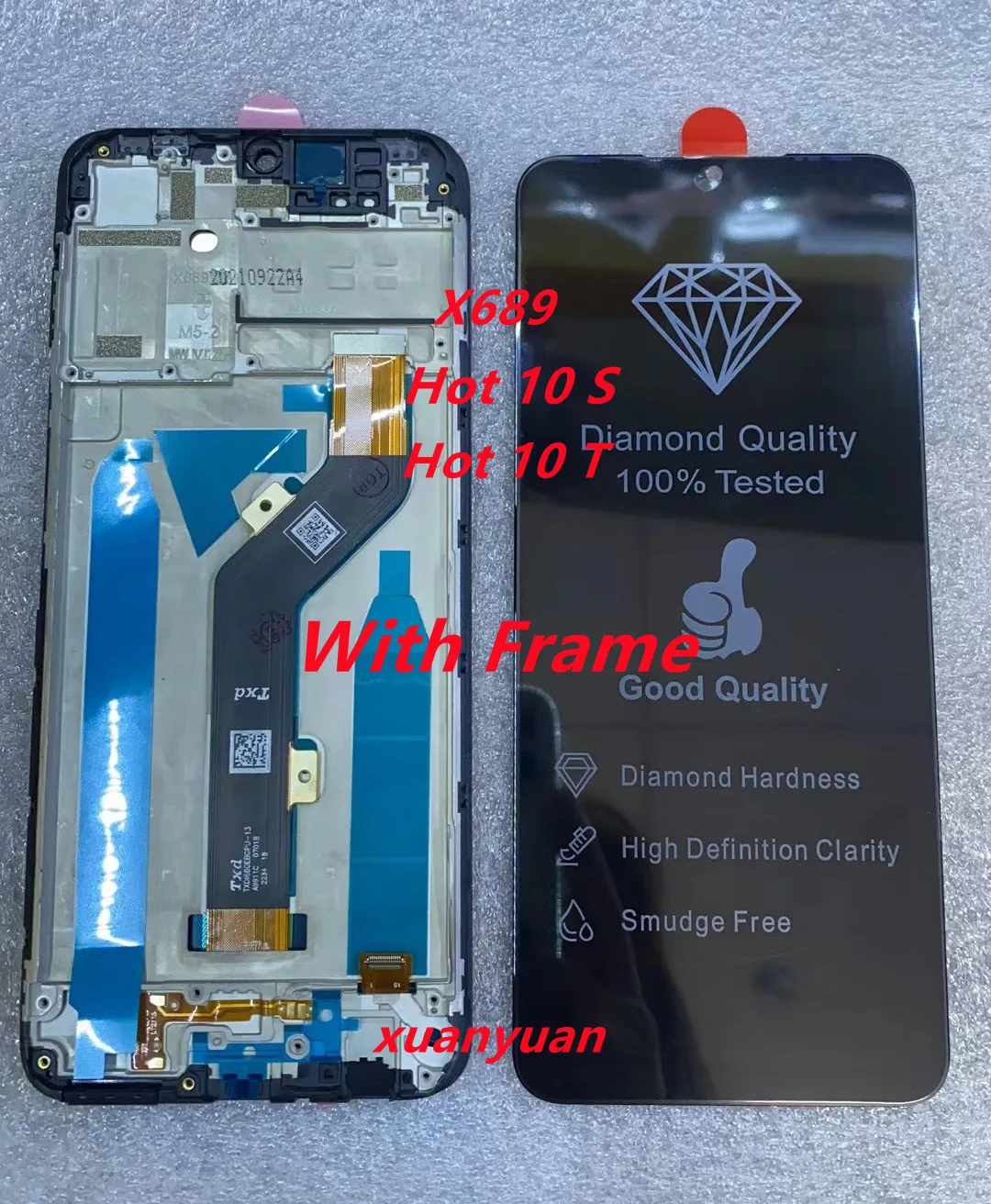 مراجعة شاملة لشاشة LCD لجهاز Infinix Hot 10T/X689C/X689D بحجم 6.82 بوصة – TXDI680EBGPU 17
