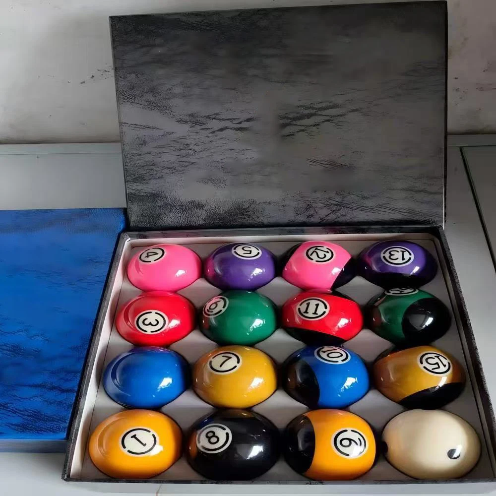 

Wholesale American Professional Competition Grade Resin Snooker Balls Standard Size in Economical Mix Colors for Snooker Players