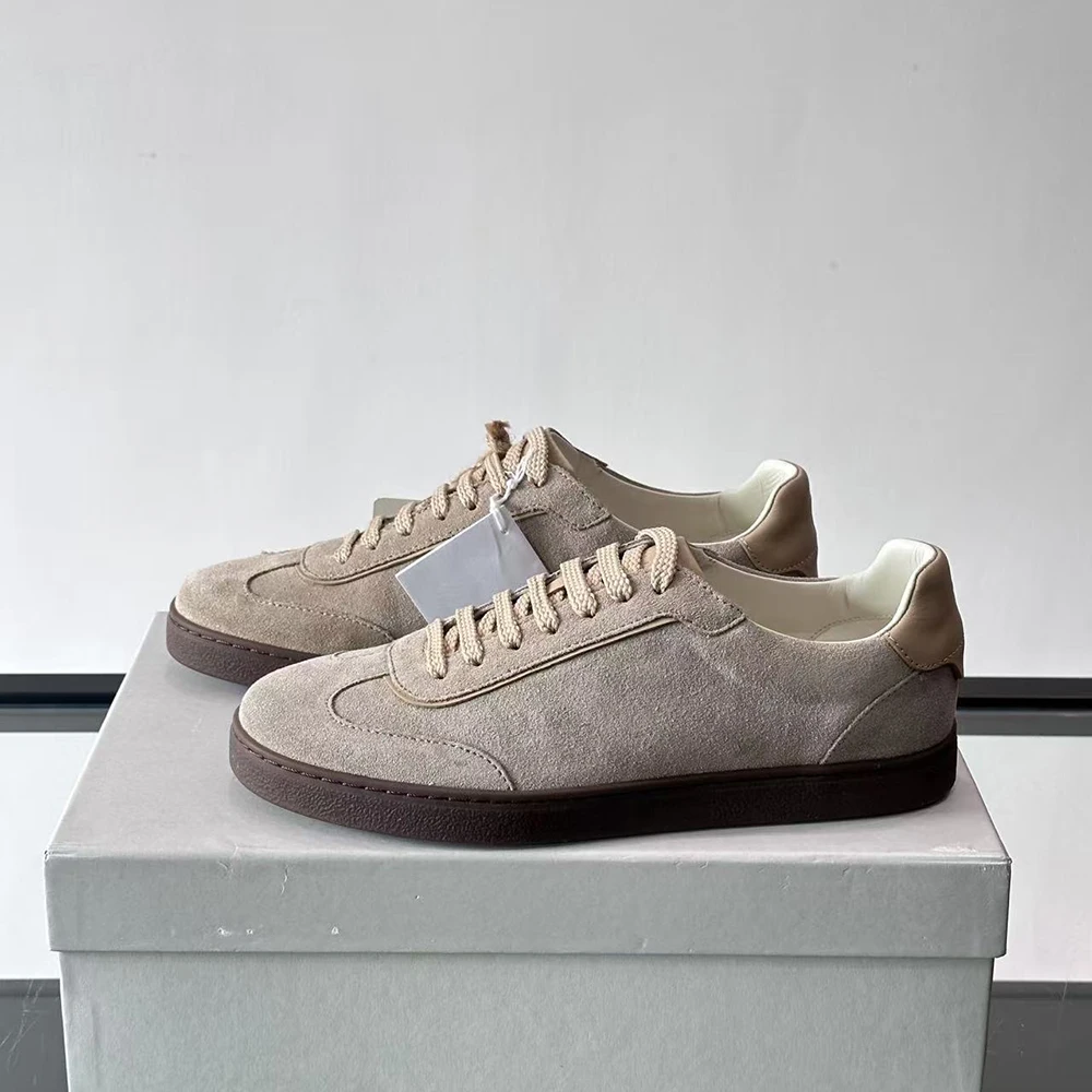 2026 top qulaity summer men's fashion casual shoes Leather flat sports shoes