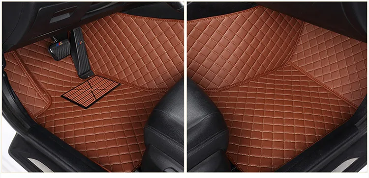 Maßgefertigte Autofußmatten für Citroen C4 C5 X C5/Aircross C2 C3 C6 2006-2025 Allwetter Autozubehör Fußraum Leder Interieur – Detail 11