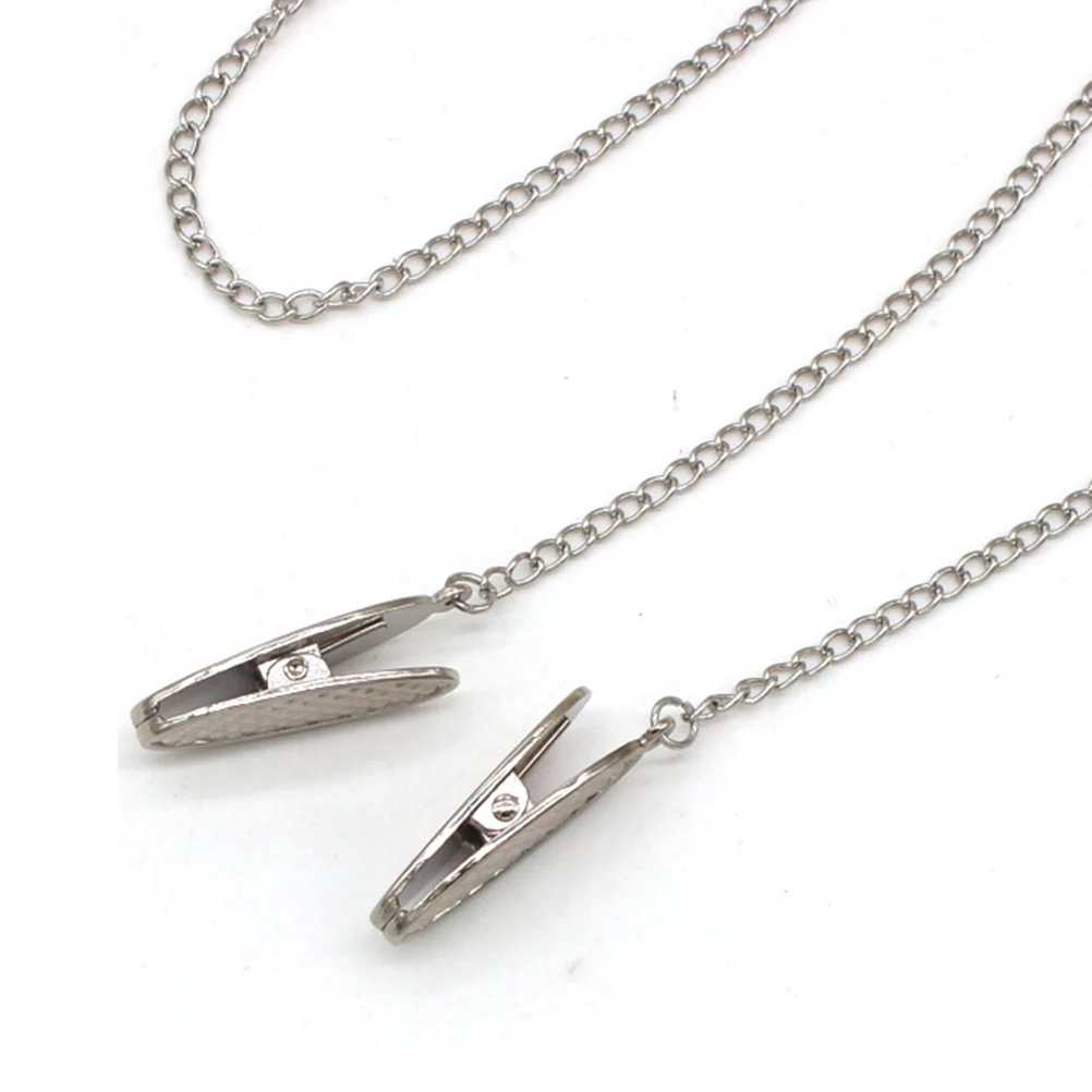 

3pcs Napkin Clips Chain Lightweight Portable Practical Design Strong Texture Bibs Royal Use Dining Accessories