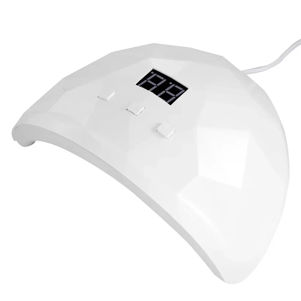 18 LED Auto Sensor 60s 80s 99s Nail Art Tool, nageldroger UV-nagellamp voor manicure, droge nageldrogende gel ijslaklamp