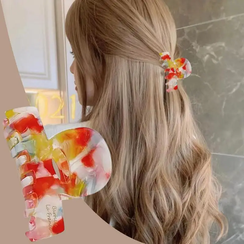 

Заколки для волос Зажимы для волос 2,4 дюйма Эстетические стильные противоскользящие полузаколки сильной фиксации для женщин и девочек-подростков Свадебный уклад