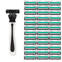 Razor Classic 2 Edge Safety Razors for Shaving Mens&Manual Razor Blade for Women Replace Head Comfortable Shaving Blades