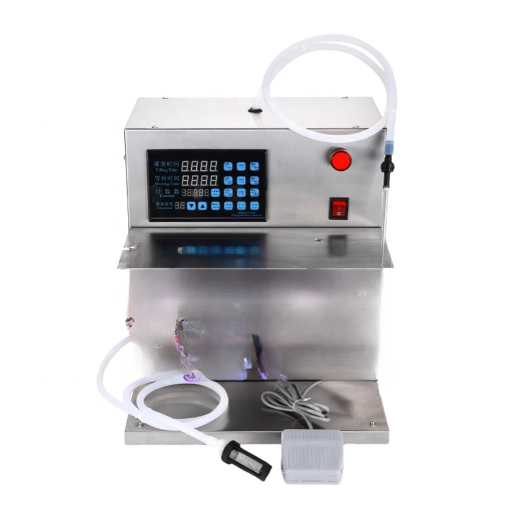 Semi-automatic Spout Pouch Electric Digital  Filling Machines Spout Pouch Filler Machinery for Hot Soup Food Beverage