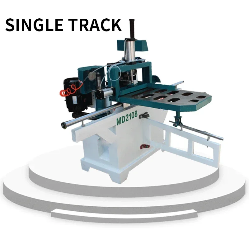 

Деревообрабатывающий станок MD2108: пятидисковый фрезерный станок для пазов, одинарный/двойной направляющий шток