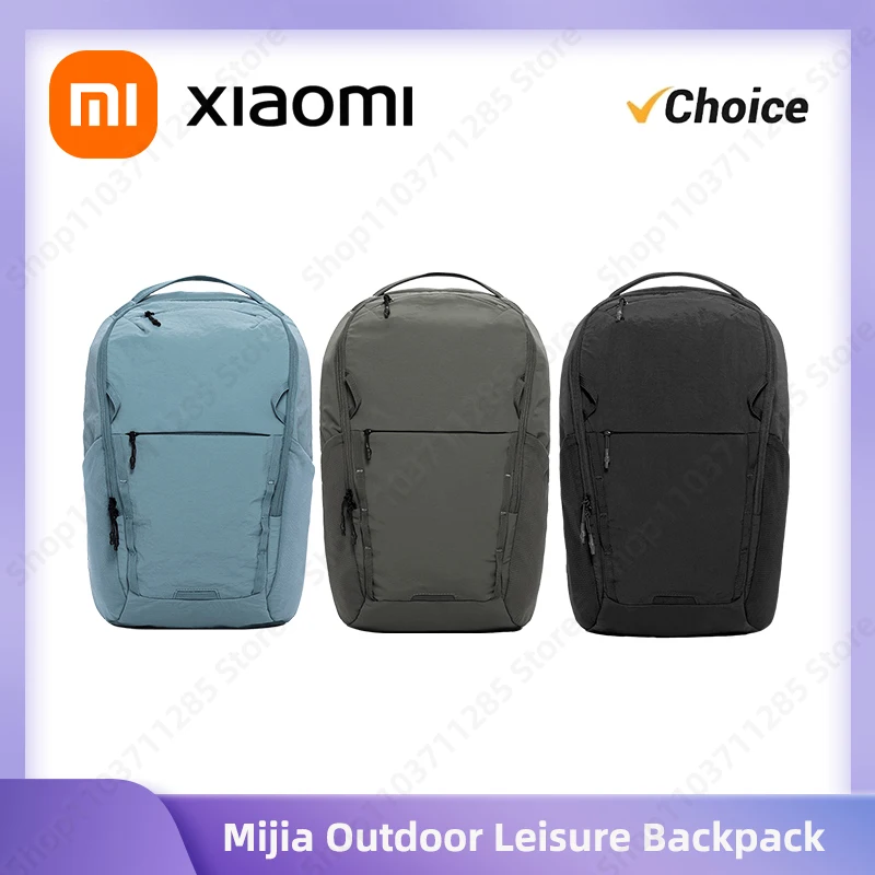 Xiaomi Mijia Outdoor Leisure Backpack 16.5L Capacity Sports Bag Travel Backpack Light Weight School Bag Business Shoulders Bag