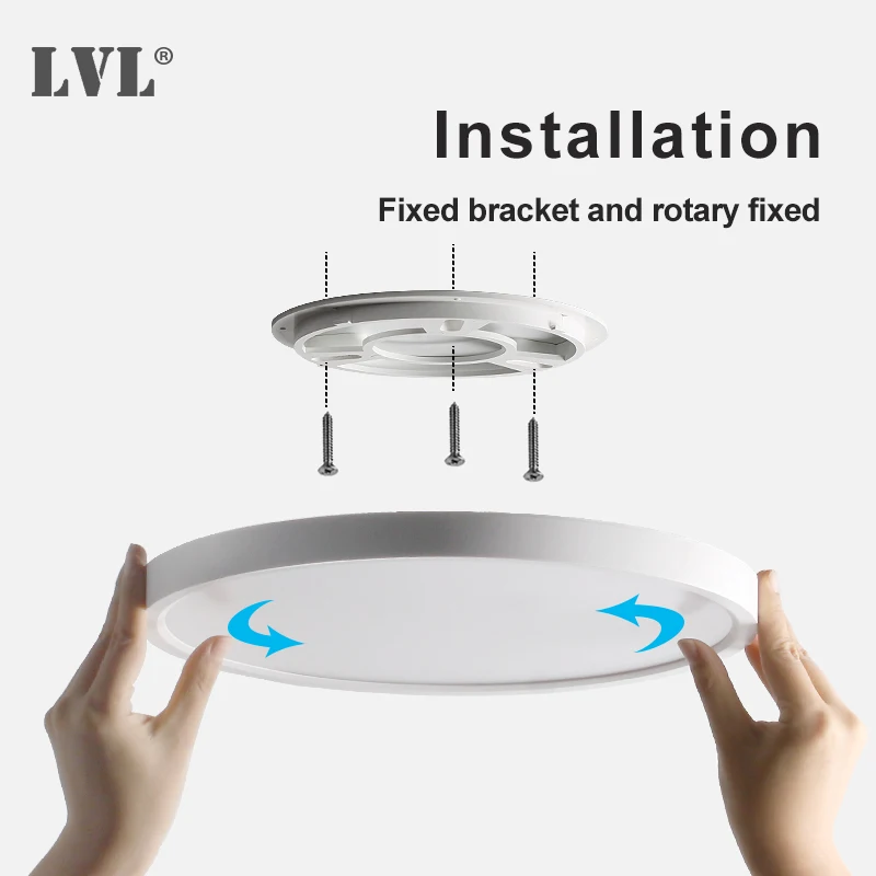 Led 조도 조절 가능한 패널 라이트 220V CCT 변경 가능 주방 욕실 침실 거실 초박형 원형 사각형 패널 천장 조명, 밝기 조절 가능 원형 패널 조명