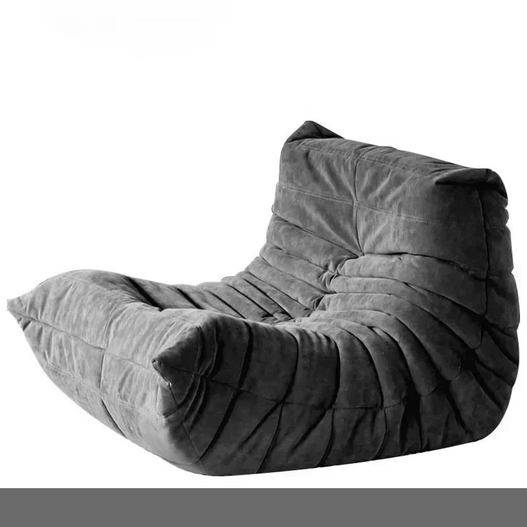 Armless Bean Bag Couch for Living Room Sofas Bedroom Lazy Floor Sofa Soft Fireside Chair Salon Office Single Seated Foam Sofa