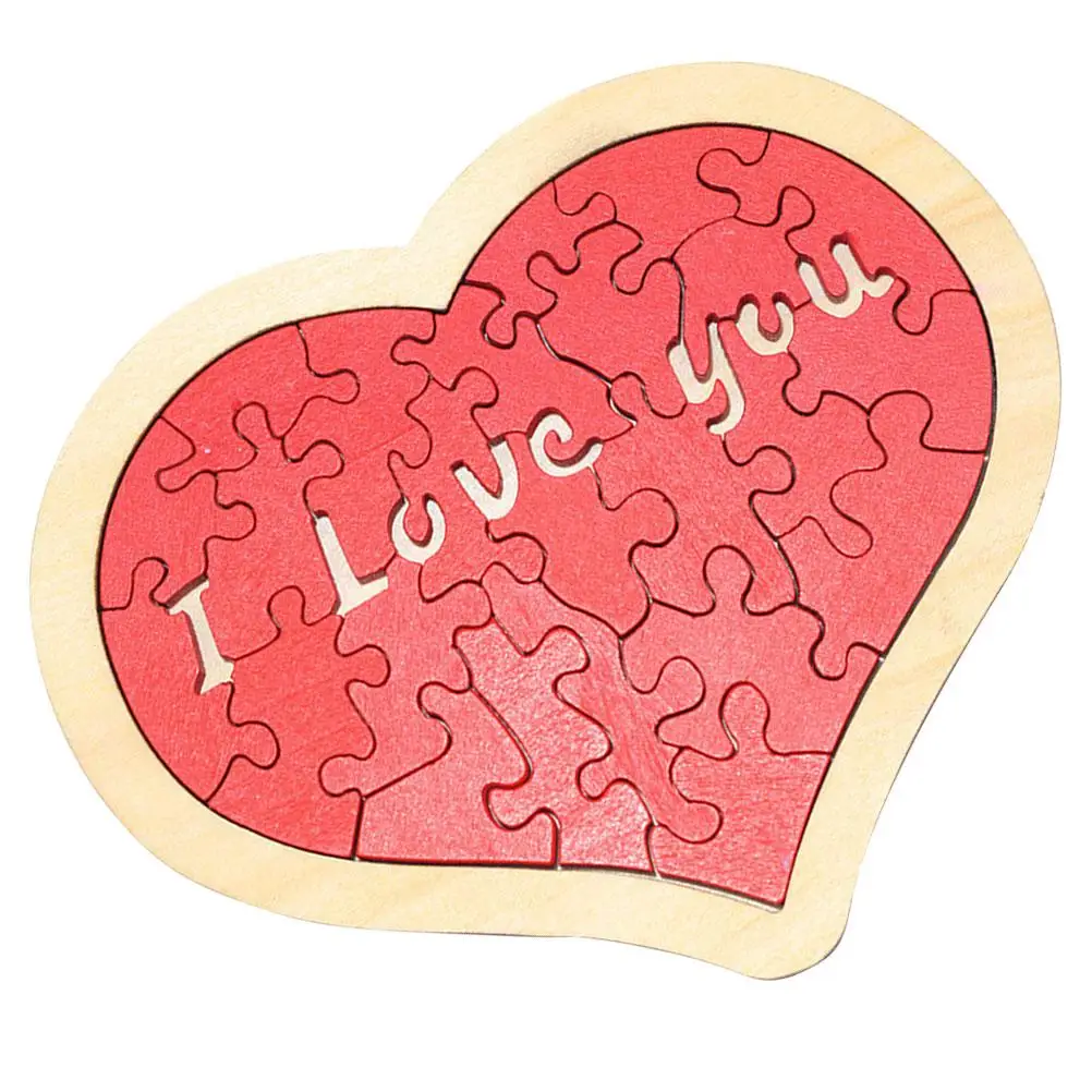 

Love Puzzle Gifts Kids Educational Toy Children Toys Wooden Puzzles for Toddlers