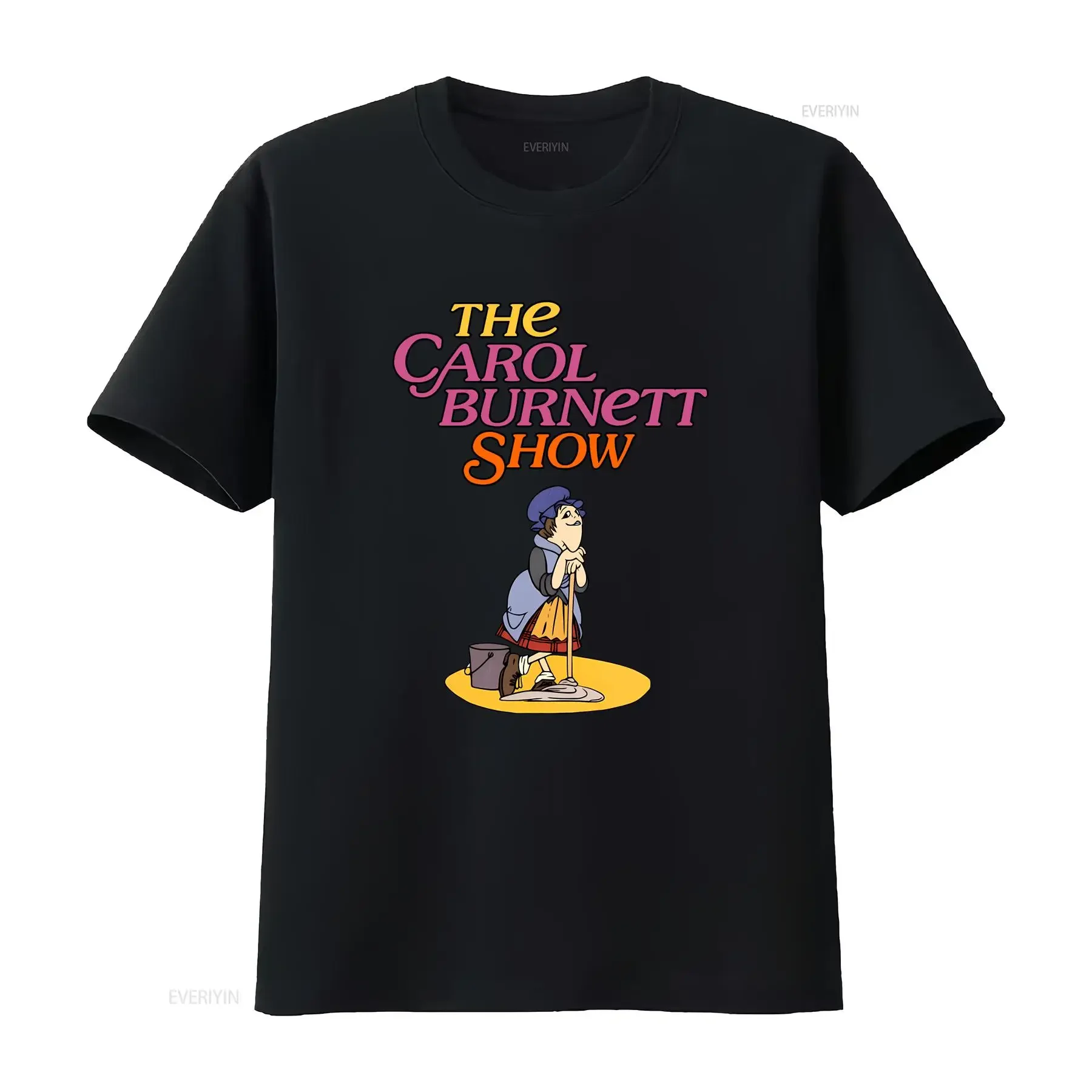Brand New Carol Burnett Active T Shirt Funny Size S to 5XL vintage Washed homme Versatile Top For Everyday Wear Comfortable