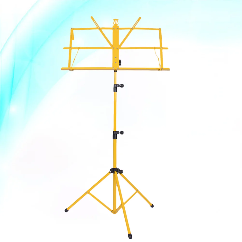 

Colorful Folding Sheet Music Stand Metal Tripod Height Adjustable Multi Angle Non for Guitar Parts Accessories