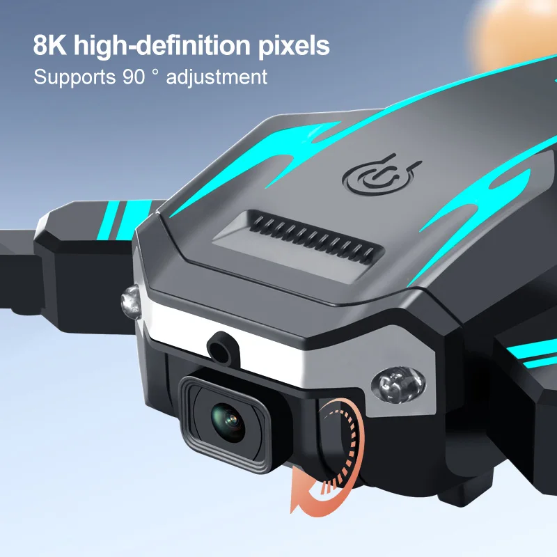 Xiaomi S6 Drone GPS 8K HD kamera ganda, mainan helikopter FPV WIFI pengendalian jarak jauh fotografi udara penghenti rintangan dapat dilipat profesional