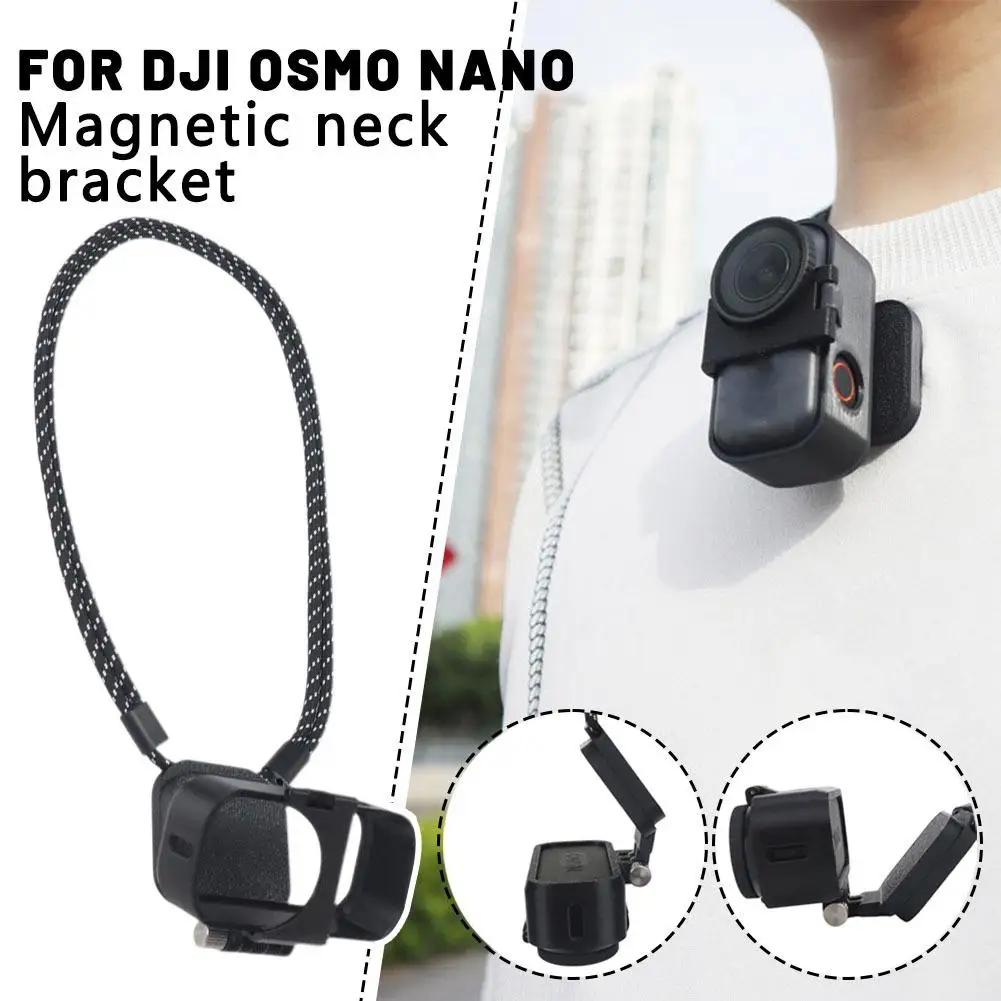 

Для DJI OSMO NANO со встроенными 8 сильными магнитами для надежного монтажа на шею, устойчивого к встряхиванию во время