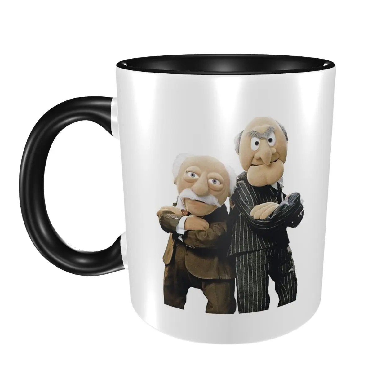 

Statler And Waldorf Mug Funny Ceramic Coffee Cups Tea Mugs Milk Cup Drinkware Gift for Woman Man