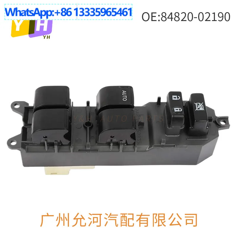 

84820-02190 Подходит для главного переключателя стеклоподъемника Toyota 98-02, электрического переключателя стеклоподъемника