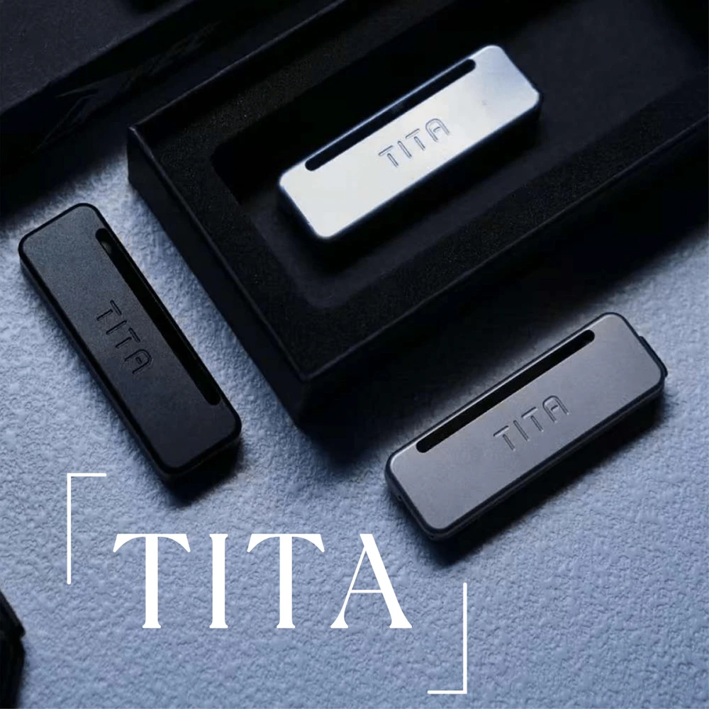 PEL EDC TITA Mechanical Fidget Slider Stainless Steel Stress Relief Toy Portable Office Desk Accessories