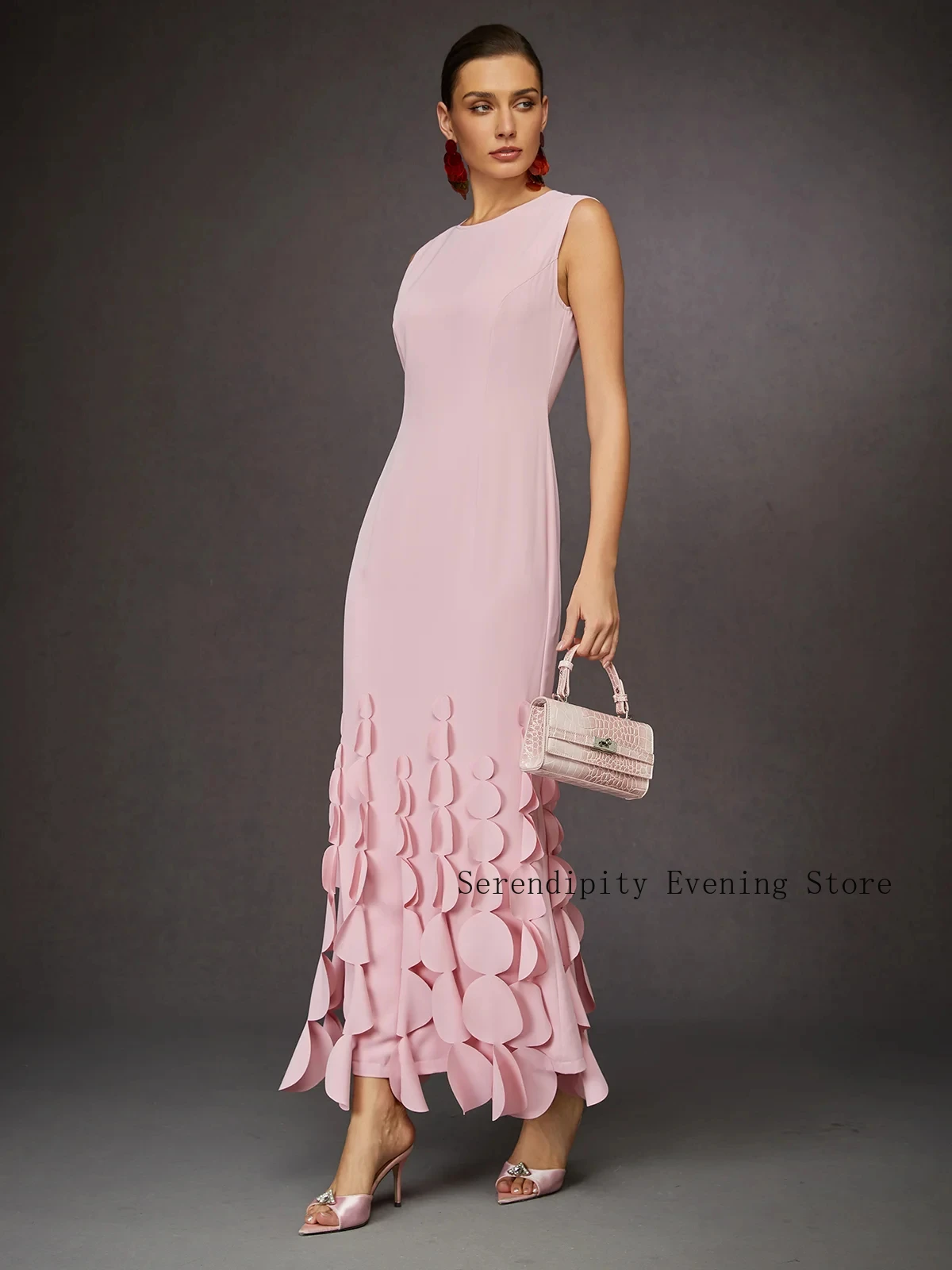 Customized Petal Hem Mother of the Birde Dresses Women Elegant Sleeveless Evening Dress Mermaid Formal Prom Party Gowns 2026