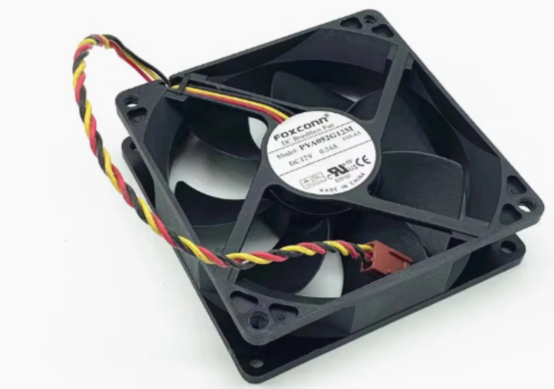 JFG For PVA092G12M 12V 0.24A 9225 9.2CM 3-wire chassis power supply cooling fan