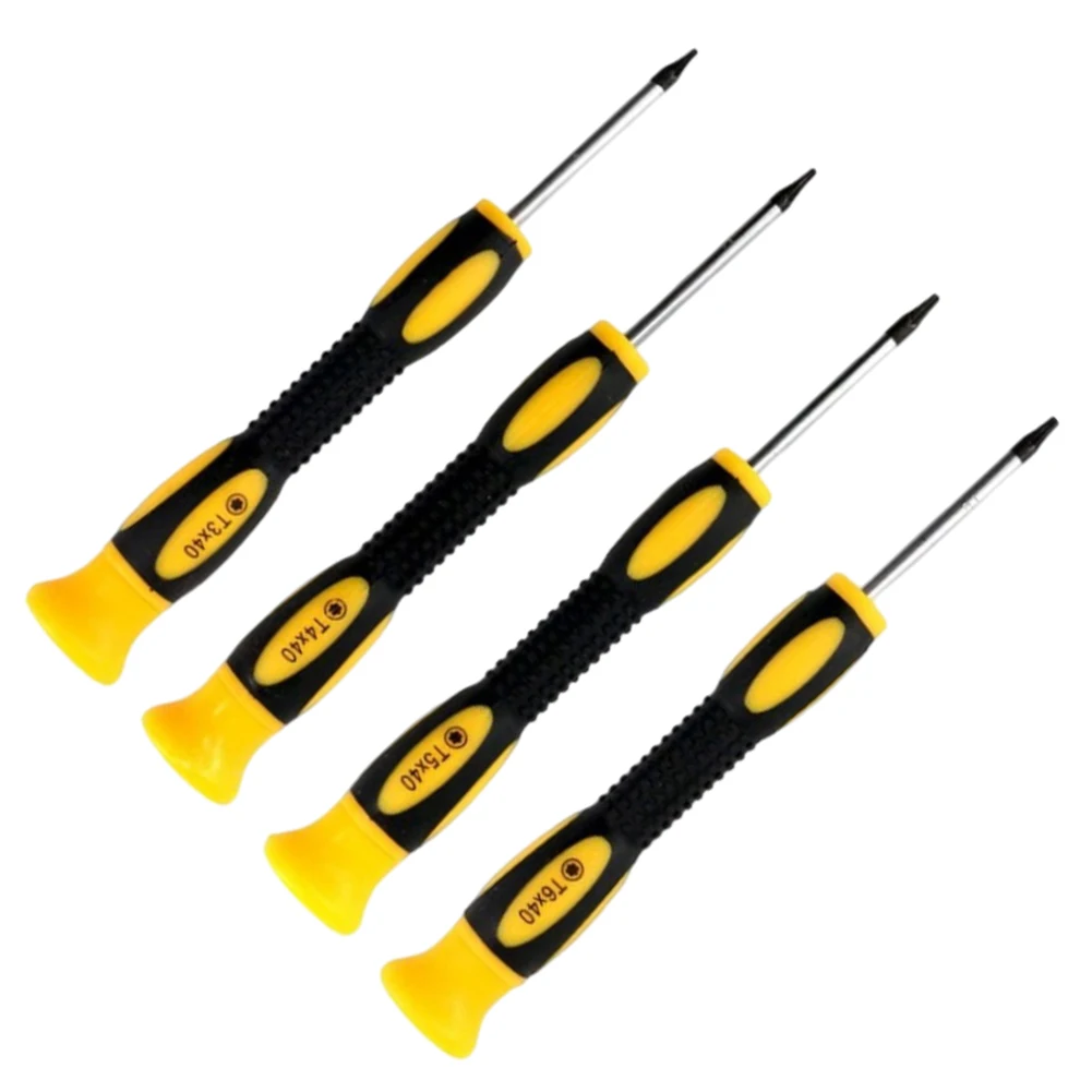 

Screwdriver Torx Screwdriver For Xbox 360 Hexagon Steel+Plastic T3/T4/T5/T6 140mm 4pcs/set Game Console Handle