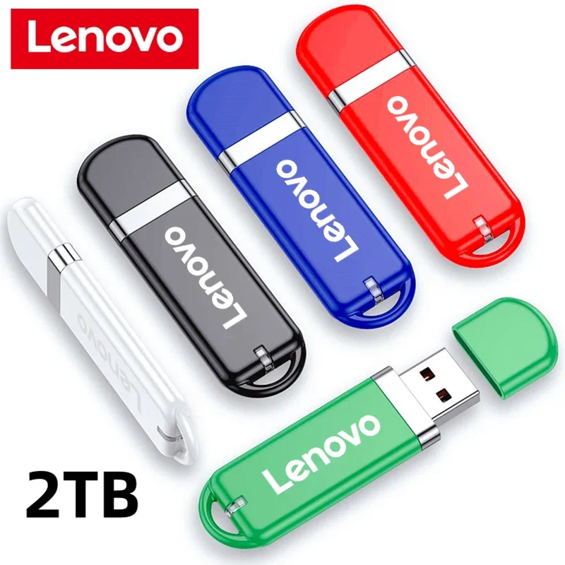 Lenovo Original 2TB USB3.0 Pen Drive USB Flash Drive Mini Pen Drive 1TB 512GB Cle USB Memory Stick U Disk for TV PC Computer Gam